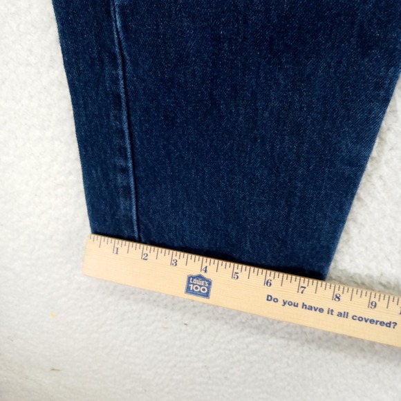 Levi Strauss Co 505 Mens W32 L30 Dark Wash Straight Leg Jeans - Picture 5 of 9